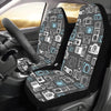 Camera Pattern Print Design 04 Car Seat Covers (Set of 2)-JORJUNE.COM