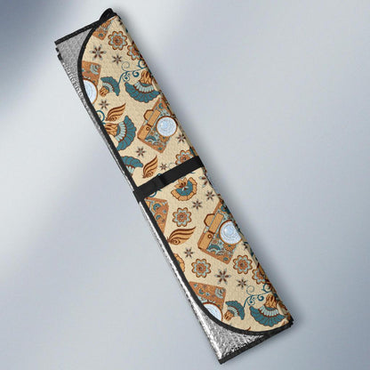 Camera Pattern Print Design 05 Car Sun Shade-JORJUNE.COM