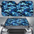 Camo Blue Pattern Print Design 04 Car Sun Shade-JORJUNE.COM