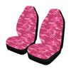 Camo Pink Pattern Print Design 01 Car Seat Covers (Set of 2)-JORJUNE.COM