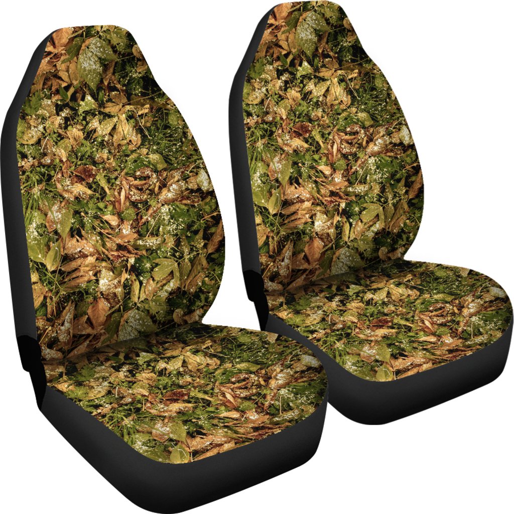 Camo Realistic Tree Forest Texture Print Universal Fit Car Seat Covers