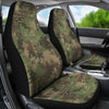 Camouflage Aztec Green Army Print Universal Fit Car Seat Covers