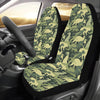Camouflage Dinosaur Pattern Print Design 03 Car Seat Covers (Set of 2)-JORJUNE.COM