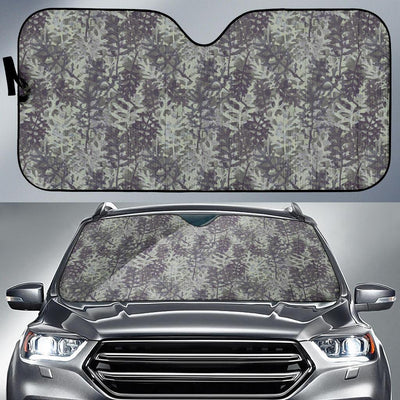 Camouflage Fern Pattern Print Design 05 Car Sun Shade-JORJUNE.COM