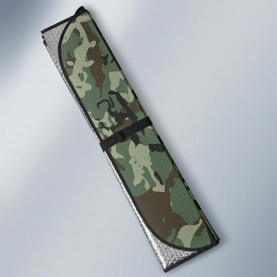 Camouflage Pattern Print Design 06 Car Sun Shade-JORJUNE.COM