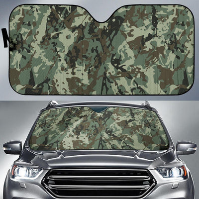 Camouflage Pattern Print Design 06 Car Sun Shade-JORJUNE.COM