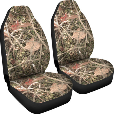 Camouflage Realistic Tree Autumn Print Universal Fit Car Seat Covers