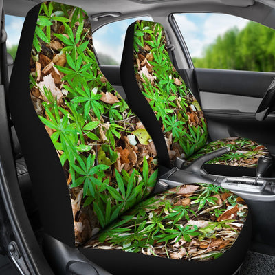 Camouflage Realistic Tree Fresh Print Universal Fit Car Seat Covers