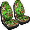 Camouflage Realistic Tree Fresh Print Universal Fit Car Seat Covers