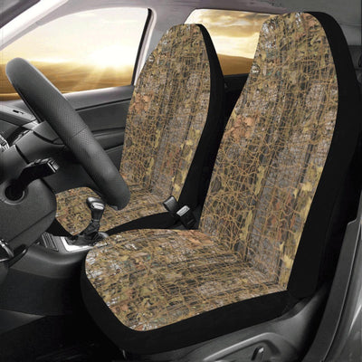 Camouflage Realtree Pattern Print Design 01 Car Seat Covers (Set of 2)-JORJUNE.COM