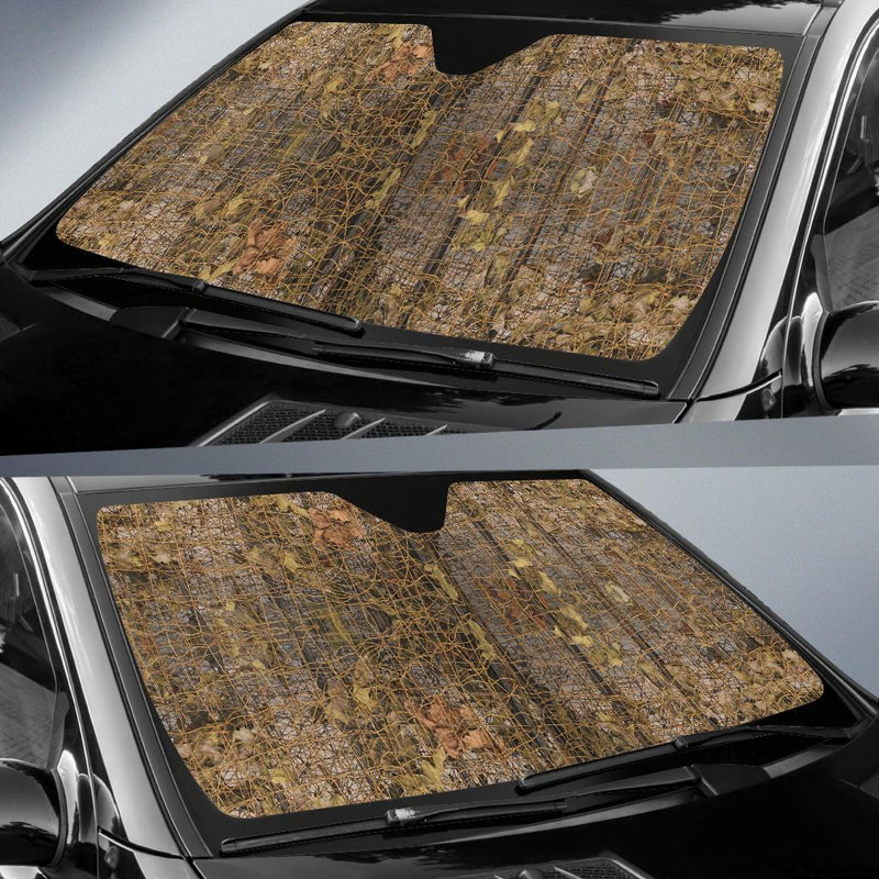 Camouflage Realtree Pattern Print Design 01 Car Sun Shade-JORJUNE.COM