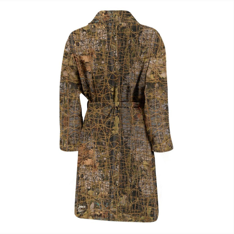 Camouflage Realtree Pattern Print Design 01 Men Bathrobe-JORJUNE.COM