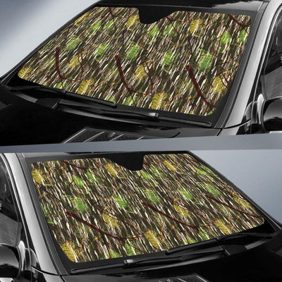 Camouflage Realtree Pattern Print Design 02 Car Sun Shade-JORJUNE.COM