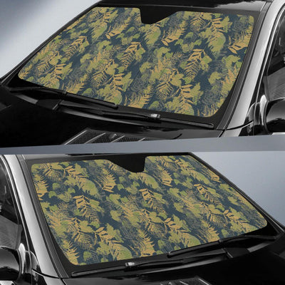 Camouflage Tropical Pattern Print Design 04 Car Sun Shade-JORJUNE.COM