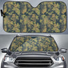 Camouflage Tropical Pattern Print Design 04 Car Sun Shade-JORJUNE.COM