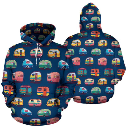 Camper Blue Pullover Hoodie