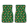 Camper Camping Christmas Themed Print Car Floor Mats-JorJune