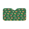 Camper Camping Christmas Themed Print Car Sun Shade-JorJune