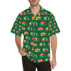 Camper Camping Christmas Themed Print Men Hawaiian Shirt-JorJune