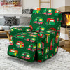 Camper Camping Christmas Themed Print Recliner Slipcover-JORJUNE.COM