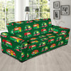 Camper Camping Christmas Themed Print Sofa Slipcover-JORJUNE.COM