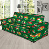 Camper Camping Christmas Themed Print Sofa Slipcover-JORJUNE.COM