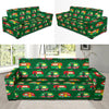 Camper Camping Christmas Themed Print Sofa Slipcover-JORJUNE.COM