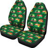 Camper Camping Christmas Themed Print Universal Fit Car Seat Covers
