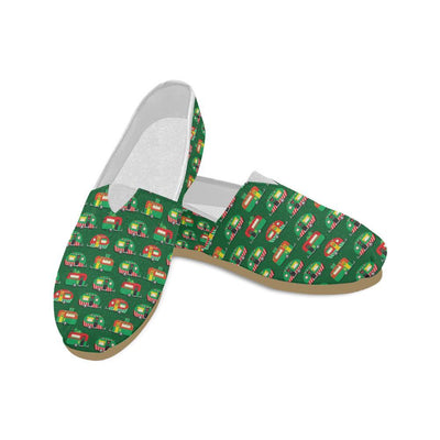 Camper Camping Christmas Themed Print Women Casual Shoes-JorJune.com