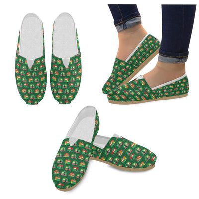 Camper Camping Christmas Themed Print Women Casual Shoes-JorJune.com