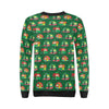 Camper Camping Christmas Themed Print Women Long Sleeve Sweatshirt-JorJune