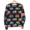 Camper Camping Pattern Men Crewneck Sweatshirt