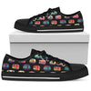 Camper Camping Pattern Men Low Top Shoes