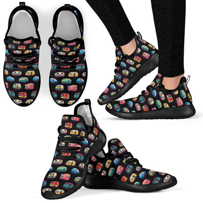 Camper Camping Pattern Mesh Knit Sneakers Shoes