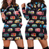 Camper Camping Pattern Women Hoodie Dress