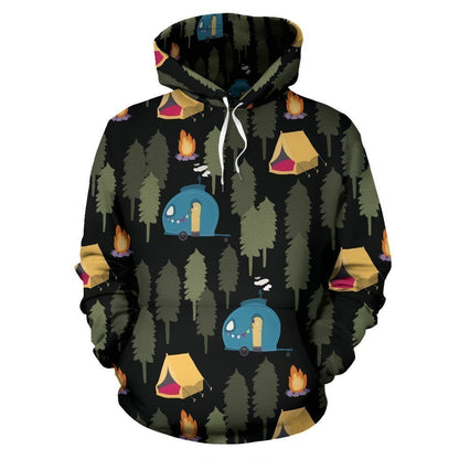 Camper Camping Pullover Hoodie