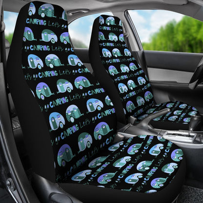 Camper Camping Time Universal Fit Car Seat Covers