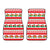 Camper Camping Ugly Christmas Design Print Car Floor Mats-JorJune