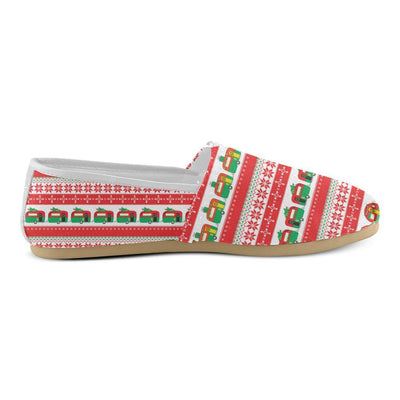 Camper Camping Ugly Christmas Design Print Women Casual Shoes-JorJune.com