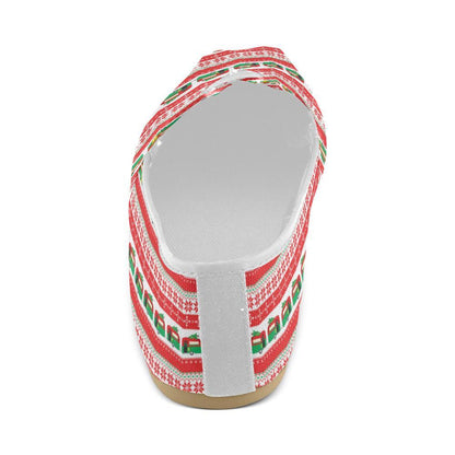 Camper Camping Ugly Christmas Design Print Women Casual Shoes-JorJune.com