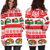 Camper Camping Ugly Christmas Design Print Women Hoodie Dress