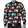 Camper Caravan Pattern Men Casual Bomber Jacket