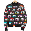 Camper Caravan Pattern Men Casual Bomber Jacket