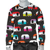 Camper Caravan Pattern Men Crewneck Sweatshirt