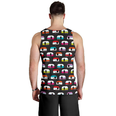 Camper Caravan Pattern Men Tank Top