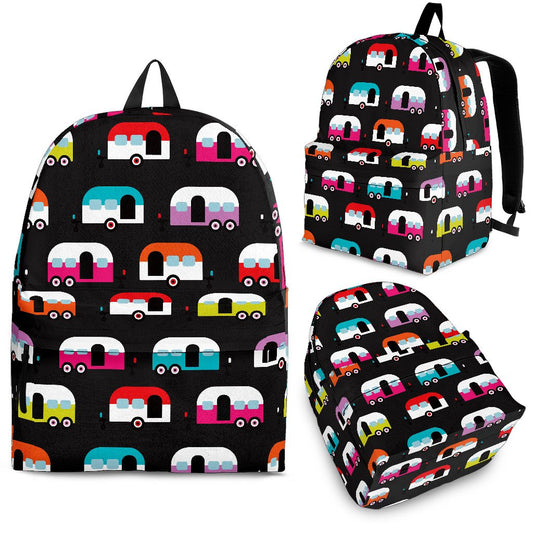 Camper Caravan Pattern Premium Backpack