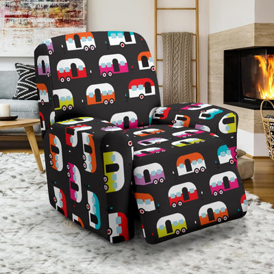 Camper Caravan Pattern Recliner Slipcover-JORJUNE.COM