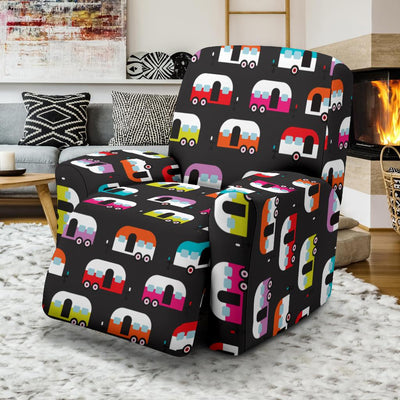 Camper Caravan Pattern Recliner Slipcover-JORJUNE.COM