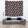 Camper Caravan Pattern Tapestry