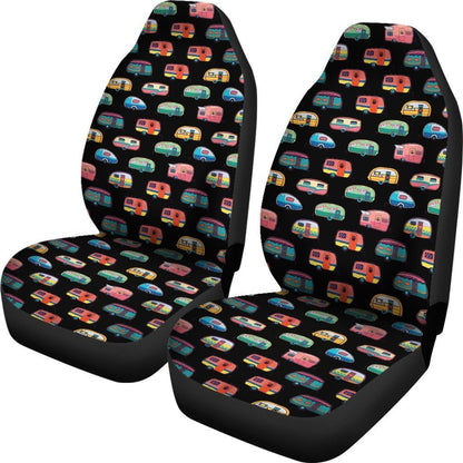 Camper Caravan pattern Universal Fit Car Seat Covers